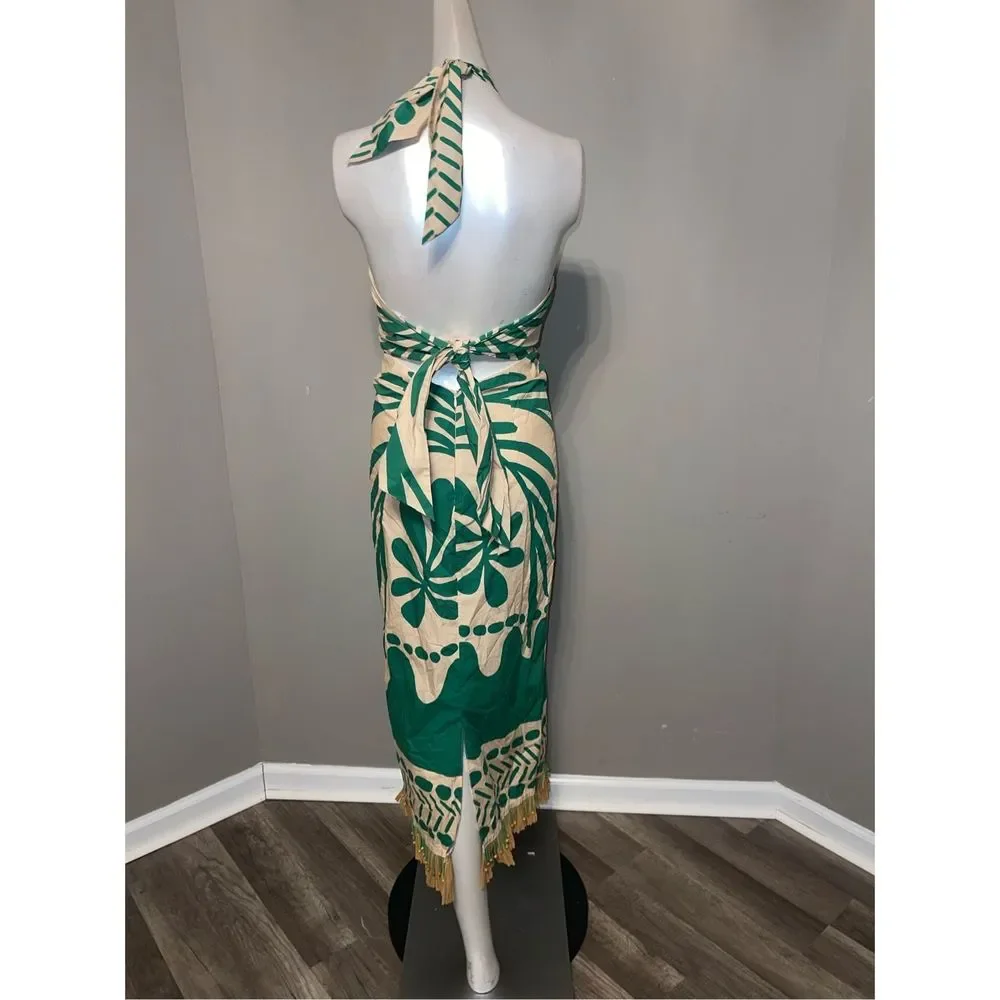 JOHANNA ORTIZ Ritmo Vivo cotton midi dress - Picture 9 of 11